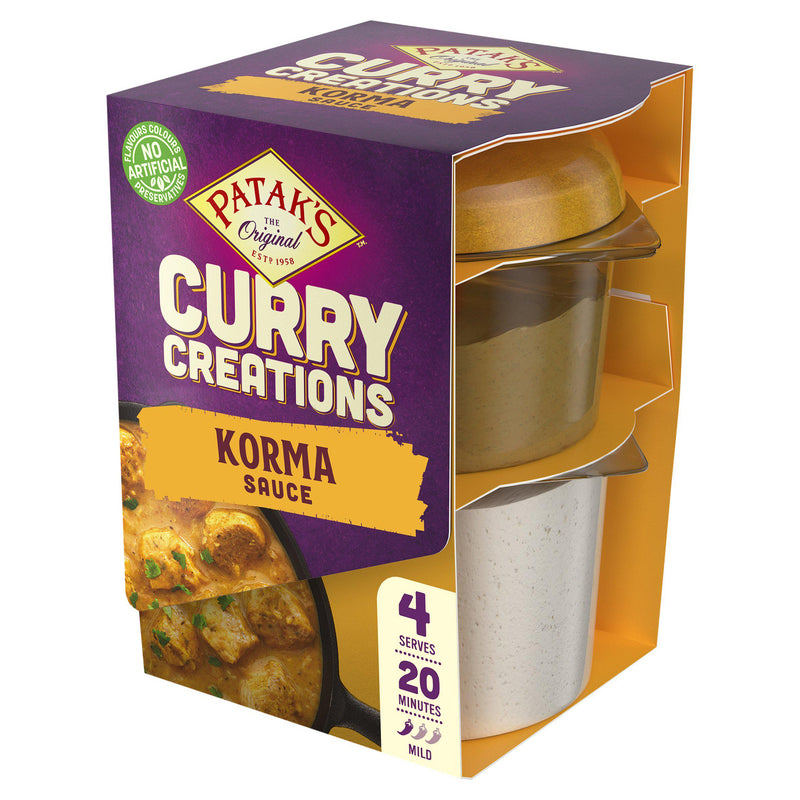 Patak's Korma curry sauce kit 160g - British product
