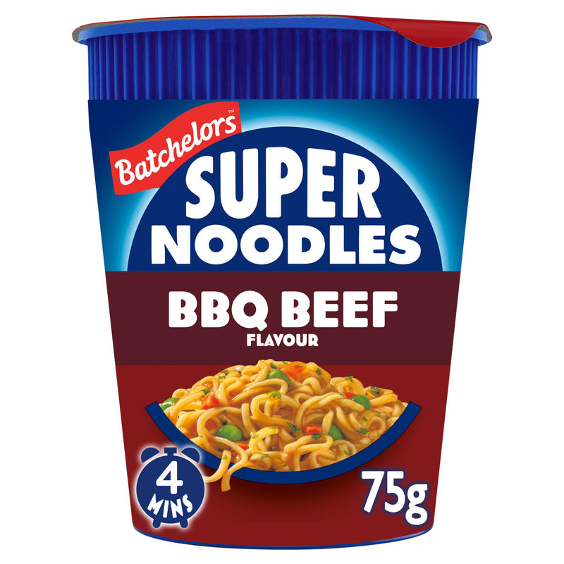 Batchelors Super Noodles BBQ Beef pot 75g - British product