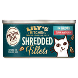 Sainsburys Lily's Kitchen Tuna & Salmon Shredded Fillets Wet Cat Food 70g- Buy online at McGrocer