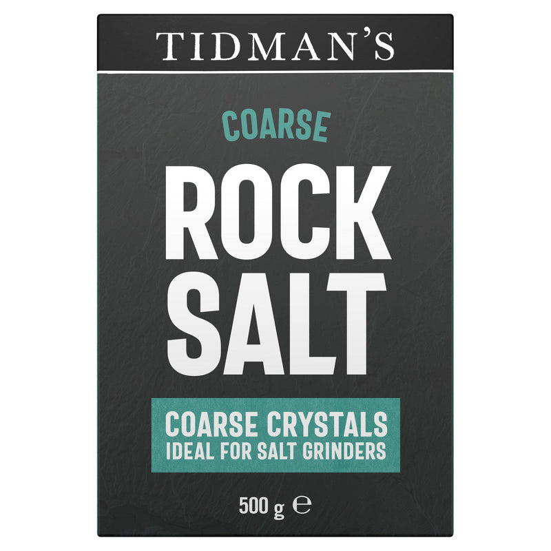 Tidman's coarse rock salt 500g (British brand)