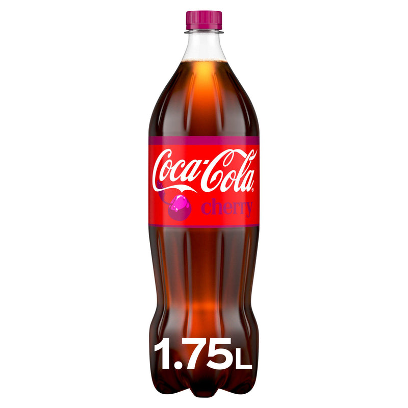 Coca-Cola Cherry soft drink 1.75L - British product