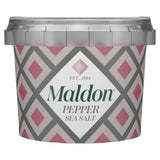 Maldon hand-harvested pepper sea salt 50g tub (British brand)