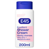 Sainsburys E45 Shower Cream For Dry & Sensitive Skin 200ml- Buy online at McGrocer