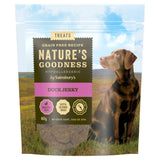 Sainsbury's Nature's Goodness duck jerky dog treats 80g, UK version