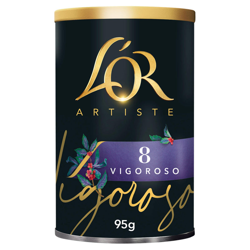 L'OR Artiste Vigoroso instant coffee 95g, imported from the UK