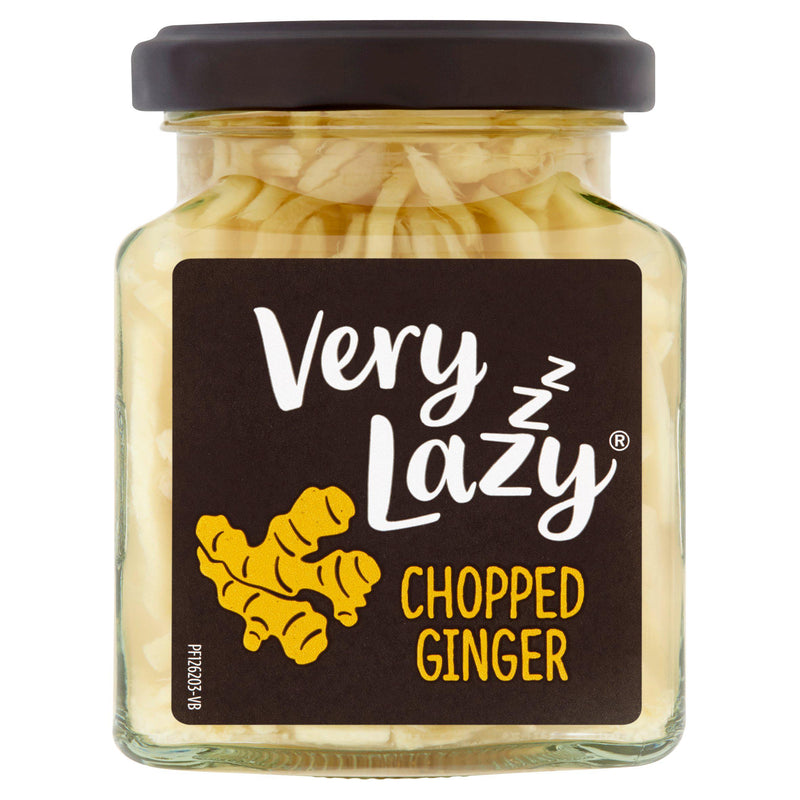 Very Lazy chopped ginger in white wine vinegar 190g (British brand)