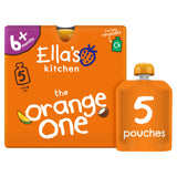 Sainsburys Ella's Kitchen Organic the Orange One Smoothie Multipack Baby Food Pouch 5x90g- Buy online at McGrocer