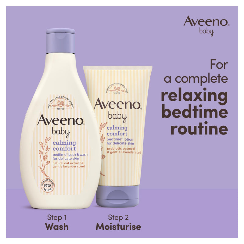 Aveeno Baby calming comfort bedtime bath and wash 250ml, imported from the UK