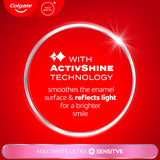 Colgate toothpaste Max White Ultra Plus Sensitive 75ml, imported from the UK