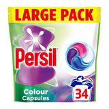 Sainsburys Persil Colour 4 in 1 Fast Dissolving Laundry Capsules, 34 Washes- Buy online at McGrocer