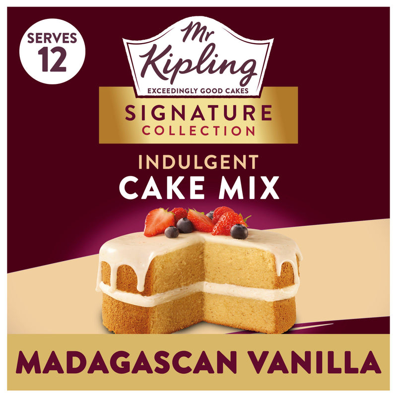 Mr Kipling Madagascan vanilla cake mix 425g, UK version