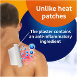 Voltarol muscle pain relief plaster 2 pack (British brand)