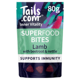 Sainsburys Tails.com Inner Vitality Superfood Bites Lamb with Beetroot and Nettle Dog Treats 80g- Buy online at McGrocer