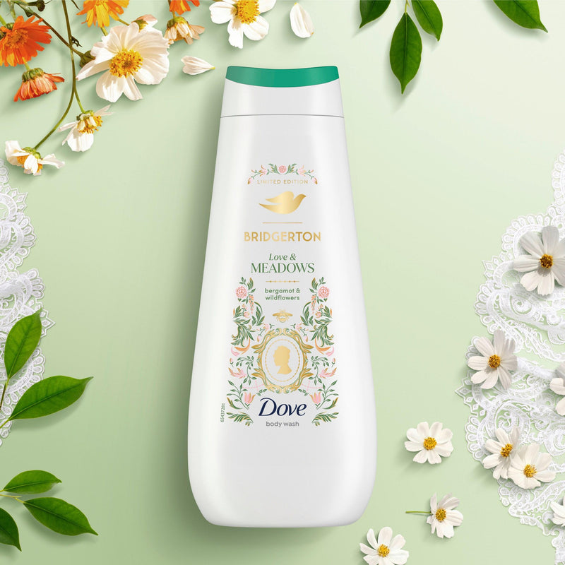 Dove body wash Limited Edition Bridgerton Love & Meadows 400ml - British product