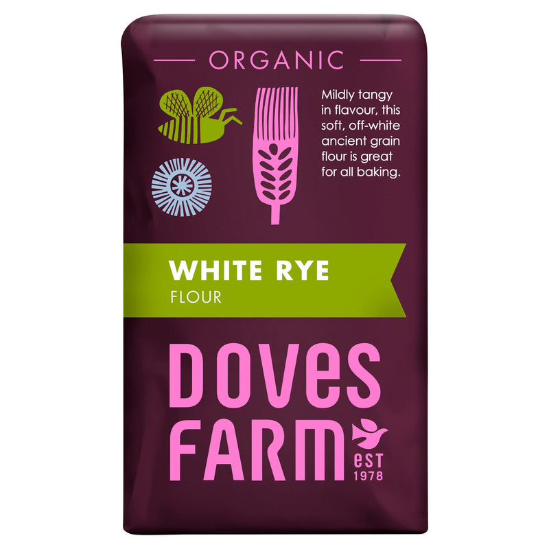 Doves Farm organic white rye flour 1kg - British product