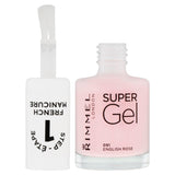 Sainsburys Rimmel London Super Gel French Manicure Nail Polish 091 English Rose 12ml- Buy online at McGrocer