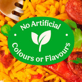 Ben's Original paella chorizo vegetable rice meal 250g - British product