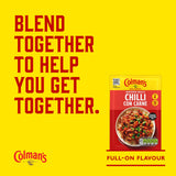 Colman's chilli con carne seasoning mix 50g, imported from the UK