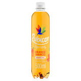 Rubicon Orange Mango Sparkling Water 500ml, imported from the UK