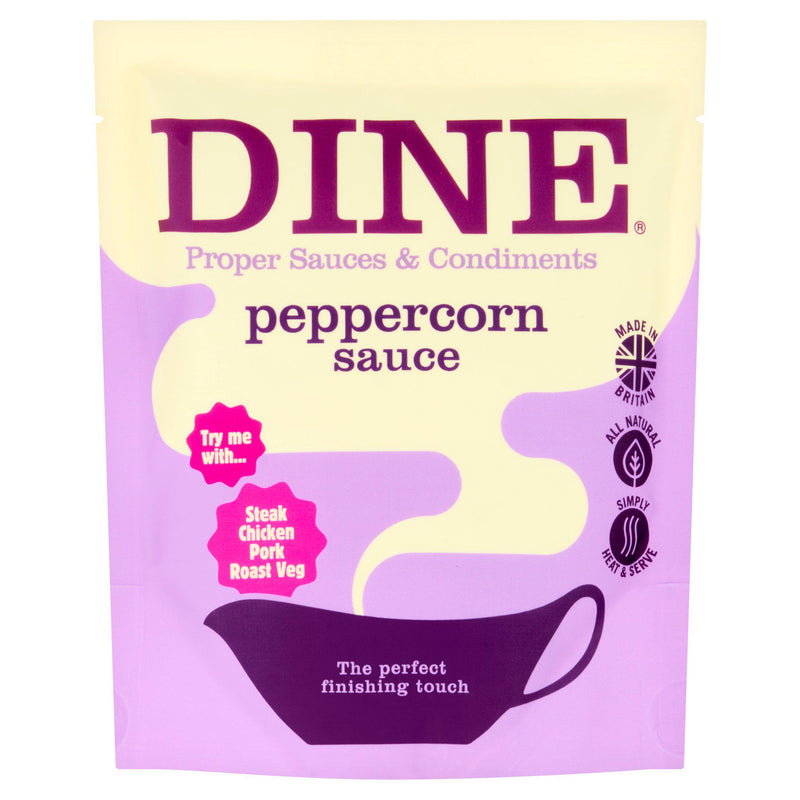 Dine peppercorn sauce 200g pouch - British product