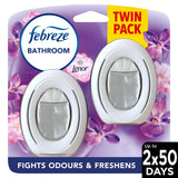 Febreze Bathroom Air Freshener Exotic Bloom x2 - British product