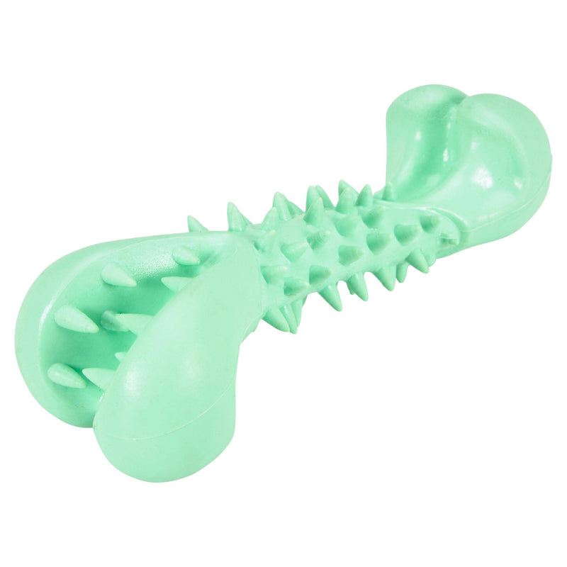Petface Occupier Mint Scented Rubber Bone Dog Toy, imported from the UK