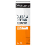 Neutrogena Clear & Defend moisturiser 50ml, imported from the UK