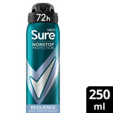 Sainsburys Sure Men Nonstop Protection Antiperspirant Aerosol Deodorant Resilience 250ml- Buy online at McGrocer