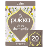 Sainsburys Pukka Organic Three Chamomile Herbal Tea Bags x20- Buy online at McGrocer