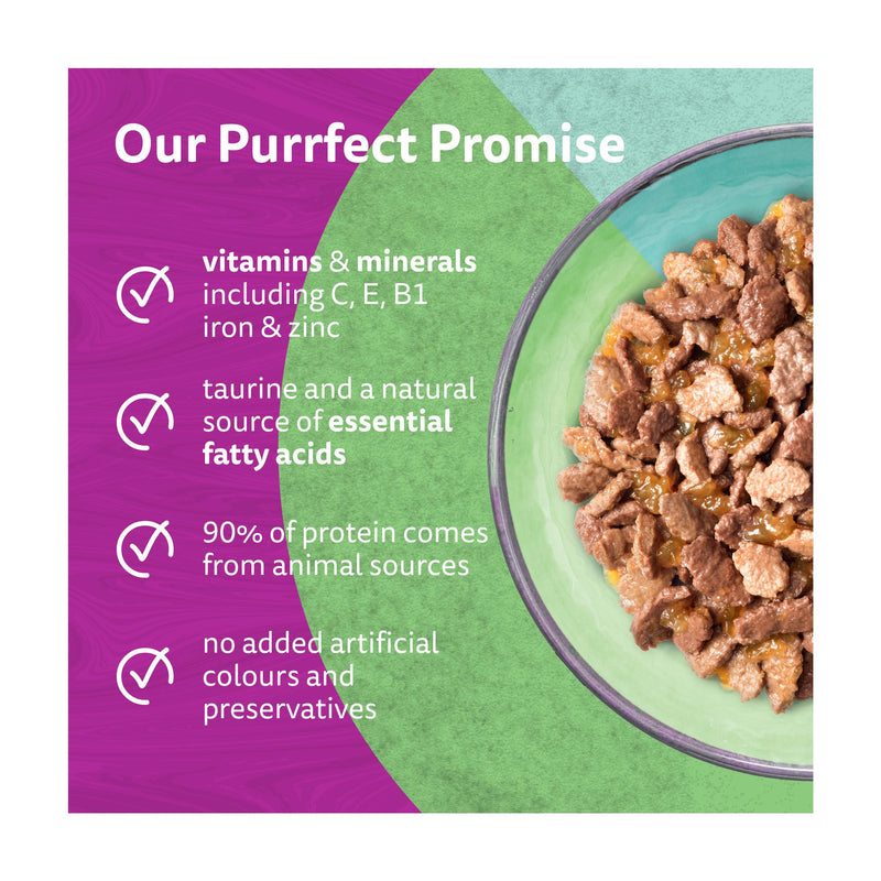Whiskas wet cat food Duo Mixed Medley 12x85g pouches, UK version
