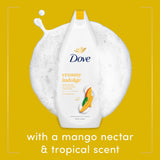 Dove body wash creamy indulge 450ml tropical floral scent, UK version