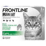 Sainsburys Frontline Plus Flea & Tick Treatment for Cats x3- Buy online at McGrocer