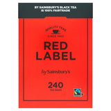 Sainsburys Sainsbury's Red Label Fairtrade Black Tea Bags 240 Count 750g- Buy online at McGrocer