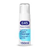 E45 foaming cleanser for dry sensitive skin 150ml - British product