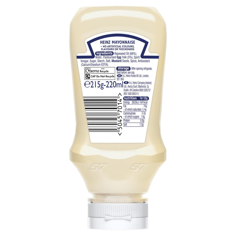 Heinz Seriously Good Mayonnaise 215g jar, UK version