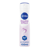 Nivea Double Effect antiperspirant spray 150ml, imported from the UK