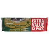 Peckish Extra Goodness wild bird feed balls 12-pack, UK version