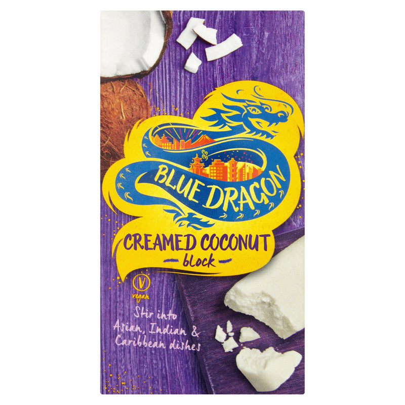 Blue Dragon creamed coconut block 200g, UK version