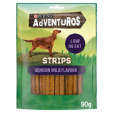 Sainsburys Purina Adventuros Strips Venison Wild Flavour Dog Treats 90g- Buy online at McGrocer