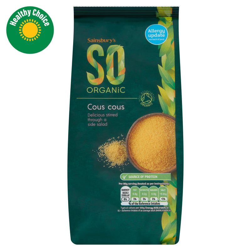 Sainsbury's SO Organic Couscous 500g - British product