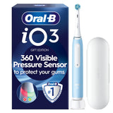 Oral-B iO 3 Ice Blue Electric Toothbrush, imported from the UK