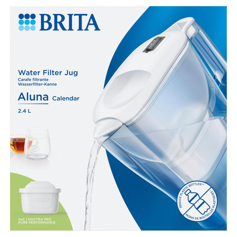 Brita Aluna water filter jug white 2.4L - British product