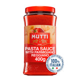 Sainsburys Mutti Tomato Pasta Sauce with Parmigiano Reggiano 400g- Buy online at McGrocer