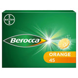 Sainsburys Berocca Orange Energy Effervescent Vitamin Tablets x45- Buy online at McGrocer