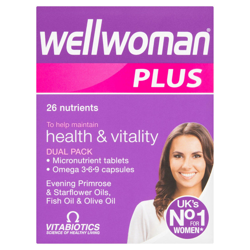 Vitabiotics Wellwoman Plus x56 Women's Multivitamin (British brand)