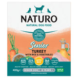 Sainsburys Naturo Natural Pet Food Turkey with Rice & Vegetables Senior Dog Food 8 Years+ 400g- Buy online at McGrocer