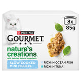 Gourmet Nature's Creations fish wet cat food 8x85g, UK version