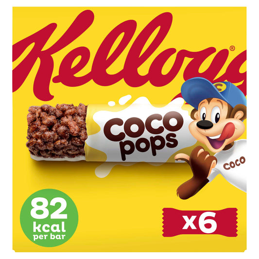 Kellogg's Coco Pops Breakfast Cereal Bars 6x20g GOODS Sainsburys   