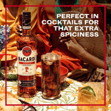 Bacardí spiced rum 1L - British product