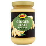 KTC brand minced ginger paste ready to cook 210g jar, UK version